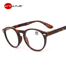Load image into Gallery viewer, UVLAIK Fashion Round Reading Glasses Men Women Retro Red Blue Black Spectacles Eyeglasses Vintage Ultralight Glasses Frame