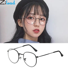 Load image into Gallery viewer, Zilead Oval Metal Reading Glasses Women&Men Clear Lens Presbyopic Glasses Optical Spectacle With Diopter 0to+4.0