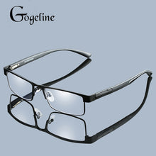 Load image into Gallery viewer, Reading Glasses Men Women Non spherical lens Titanium alloy Presbyopia Eyeglasses with diopters Hyperopia Prescription Eyewear
