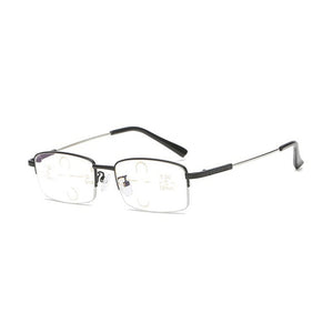 iboode Titanium Multifocal Progressive Reading Glasses Men Women Anti Blue Light Near Far Sight Alloy Presbyopic Eyewear Diopter