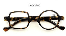 Load image into Gallery viewer, Round Square Asymmetric Delicate Men Women Reading Glasses Resin Lenses Hyperopia  Frame Eyewear +1.0+1.50+2.0+2.5~+3.5