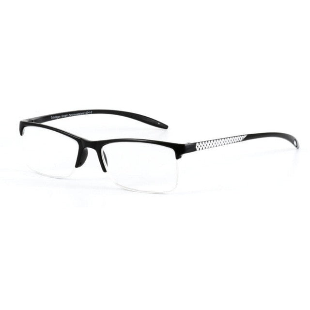 Unisex Reading Glasses Presbyopic Eyeglasses Full Frame +100/+125/+150/+175/+200/+225/+250/+275/+300/+325/+350 Portabl