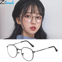 Load image into Gallery viewer, Zilead Oval Metal Reading Glasses Women&amp;Men Clear Lens Presbyopic Glasses Optical Spectacle With Diopter 0to+4.0