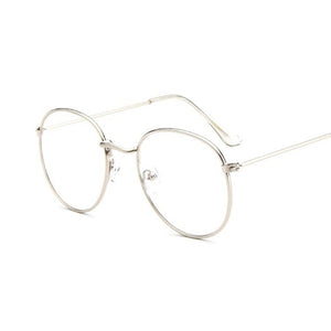 Fashion Retro Women Glasses Frame Eyeglasses Frame Vintage Round Clear Lens Transparent Sun Glasses Frame Women