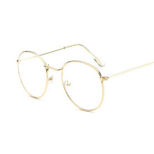 Load image into Gallery viewer, Fashion Retro Women Glasses Frame Eyeglasses Frame Vintage Round Clear Lens Transparent Sun Glasses Frame Women
